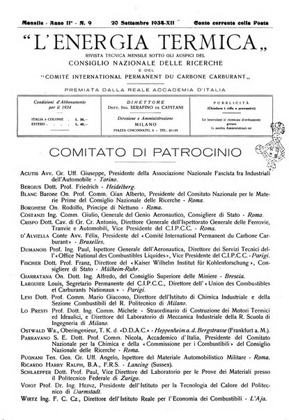 L'energia termica rivista tecnica mensile