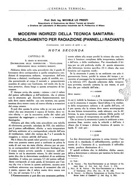 L'energia termica rivista tecnica mensile