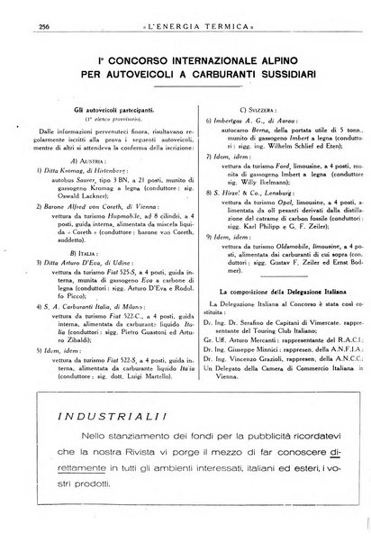 L'energia termica rivista tecnica mensile