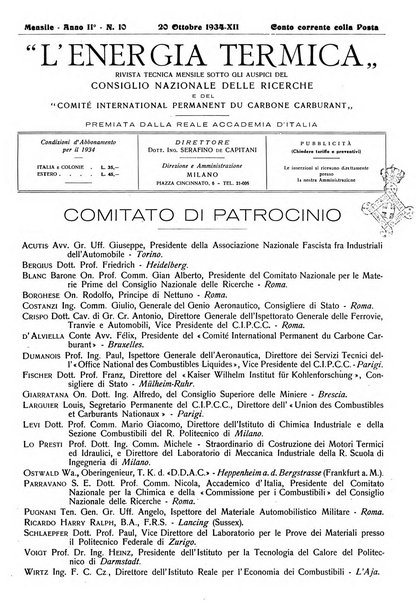 L'energia termica rivista tecnica mensile