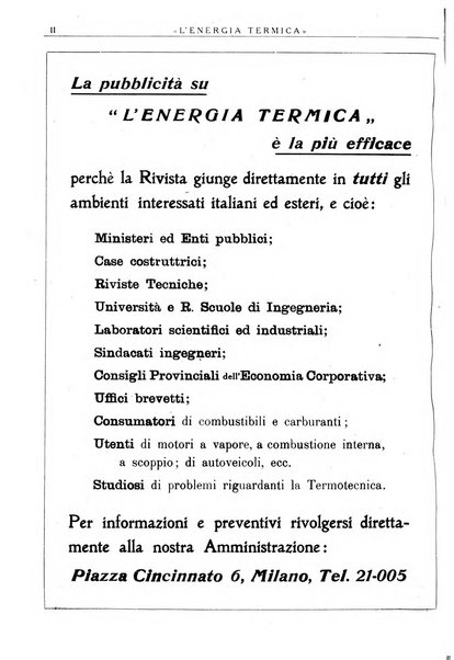 L'energia termica rivista tecnica mensile