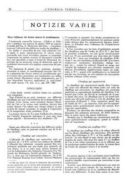 L'energia termica rivista tecnica mensile