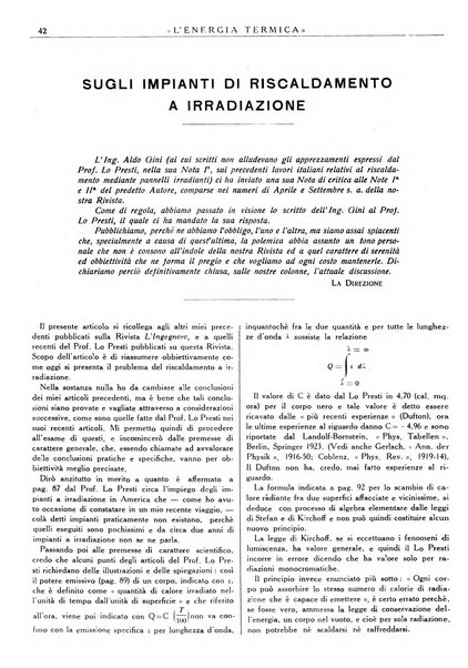 L'energia termica rivista tecnica mensile