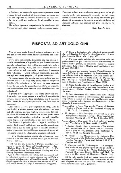 L'energia termica rivista tecnica mensile