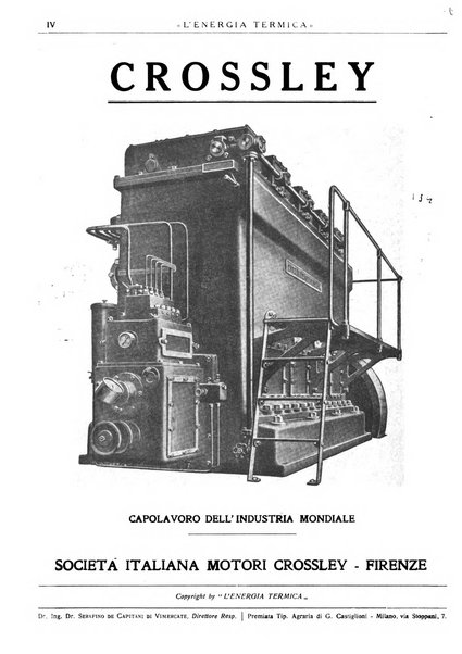 L'energia termica rivista tecnica mensile