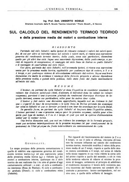 L'energia termica rivista tecnica mensile