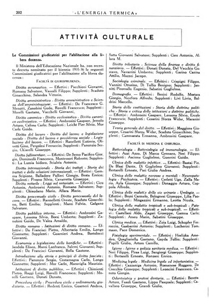 L'energia termica rivista tecnica mensile