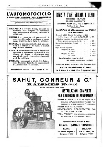 L'energia termica rivista tecnica mensile