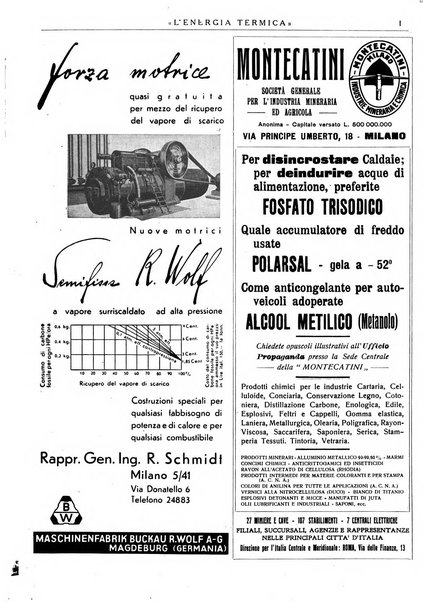 L'energia termica rivista tecnica mensile