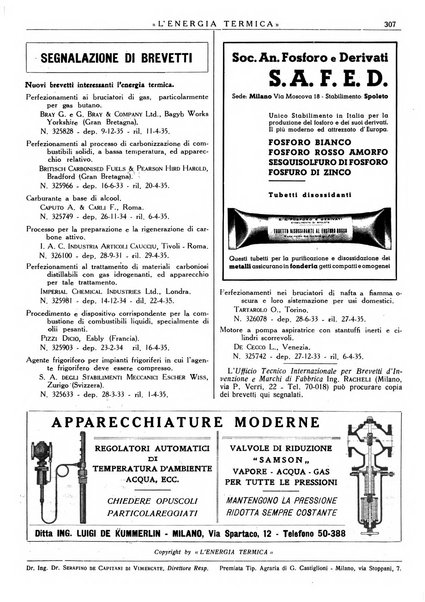 L'energia termica rivista tecnica mensile