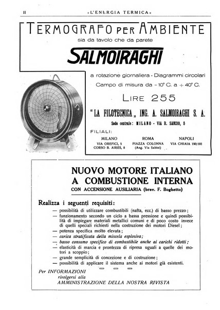 L'energia termica rivista tecnica mensile