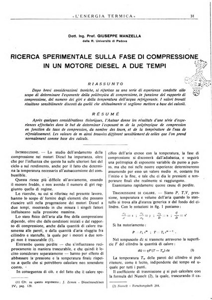 L'energia termica rivista tecnica mensile