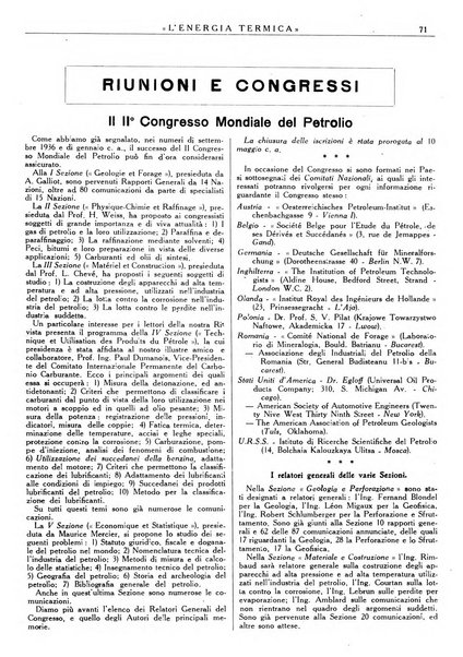 L'energia termica rivista tecnica mensile