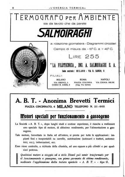 L'energia termica rivista tecnica mensile