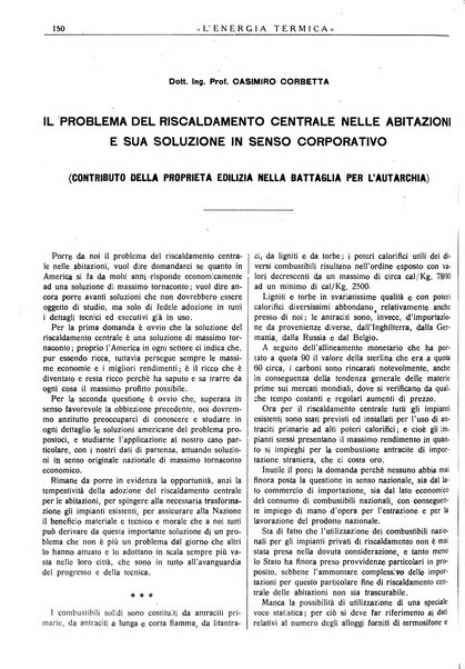 L'energia termica rivista tecnica mensile