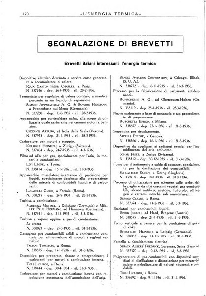 L'energia termica rivista tecnica mensile