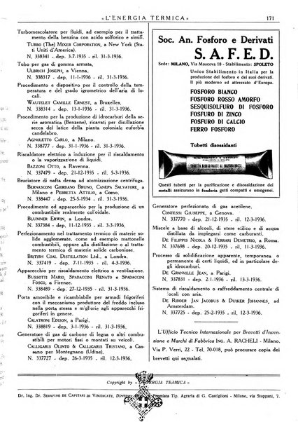 L'energia termica rivista tecnica mensile