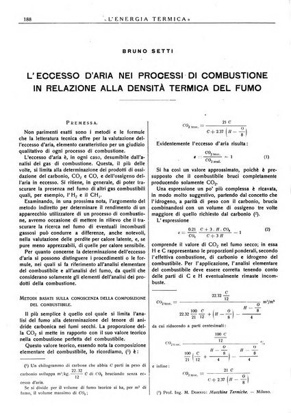 L'energia termica rivista tecnica mensile