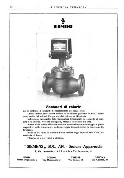 L'energia termica rivista tecnica mensile