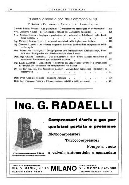 L'energia termica rivista tecnica mensile