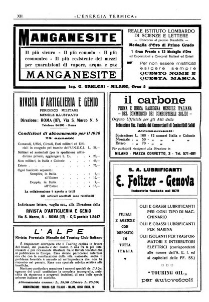 L'energia termica rivista tecnica mensile