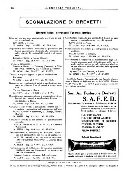 L'energia termica rivista tecnica mensile