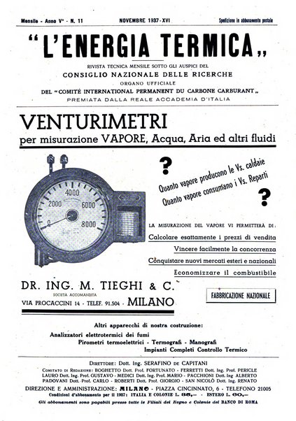 L'energia termica rivista tecnica mensile