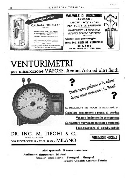 L'energia termica rivista tecnica mensile