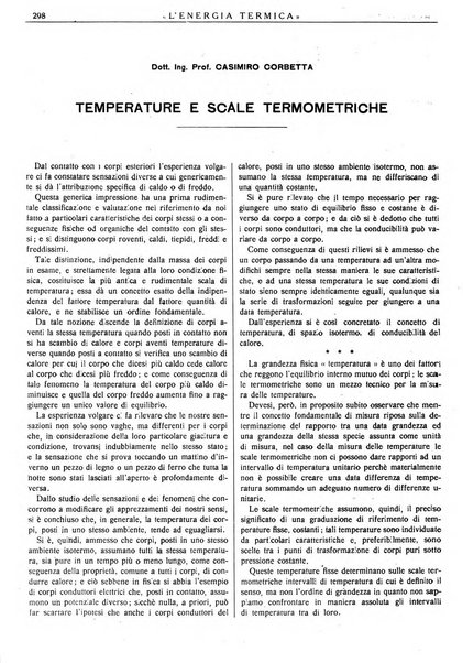 L'energia termica rivista tecnica mensile