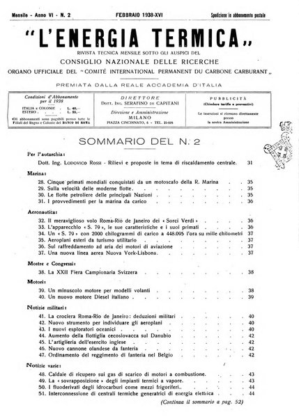 L'energia termica rivista tecnica mensile