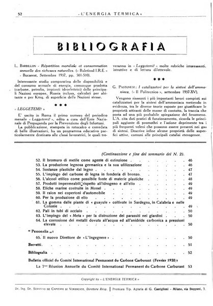 L'energia termica rivista tecnica mensile