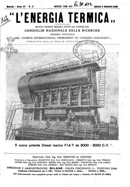 L'energia termica rivista tecnica mensile