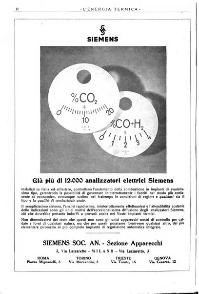 L'energia termica rivista tecnica mensile