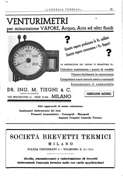 L'energia termica rivista tecnica mensile