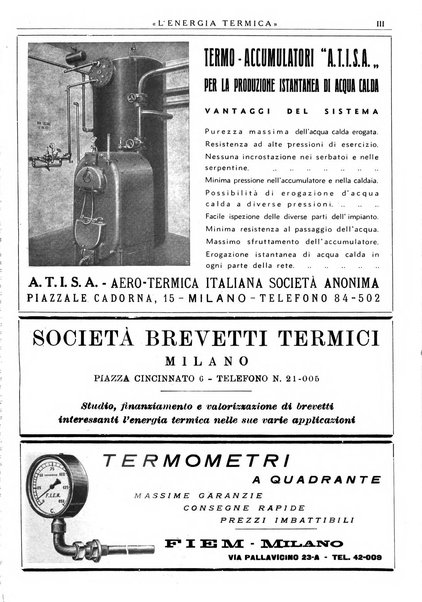 L'energia termica rivista tecnica mensile