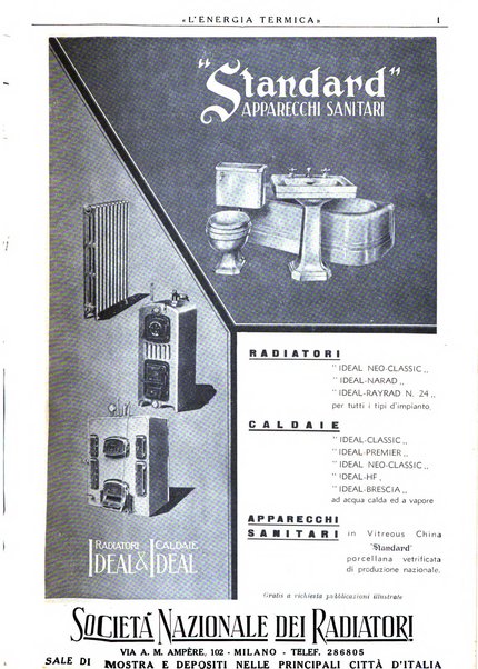 L'energia termica rivista tecnica mensile