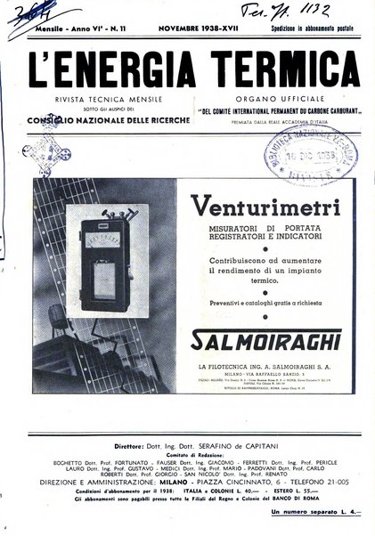 L'energia termica rivista tecnica mensile