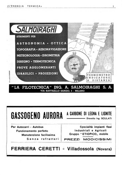 L'energia termica rivista tecnica mensile