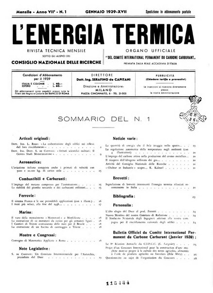 L'energia termica rivista tecnica mensile