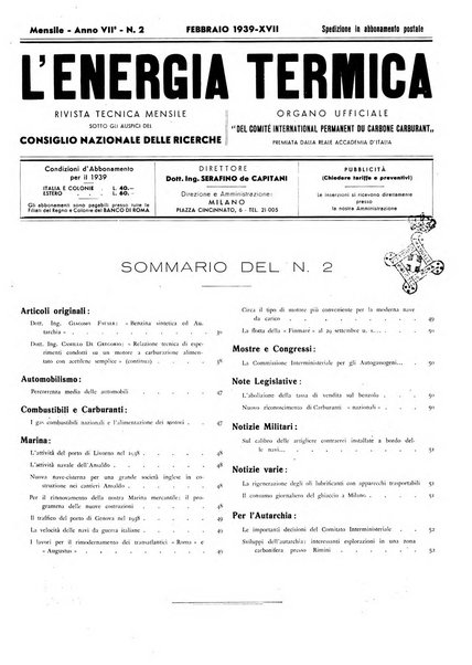 L'energia termica rivista tecnica mensile