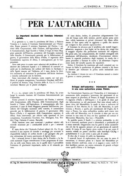 L'energia termica rivista tecnica mensile