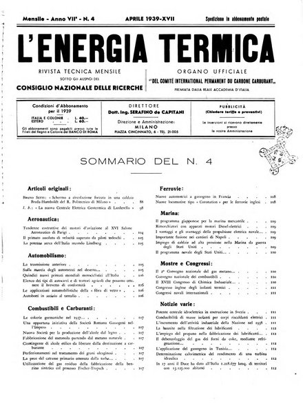 L'energia termica rivista tecnica mensile