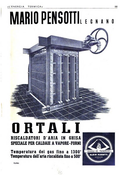 L'energia termica rivista tecnica mensile