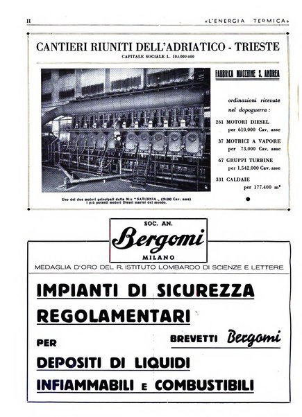 L'energia termica rivista tecnica mensile