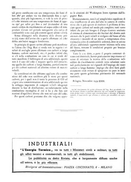 L'energia termica rivista tecnica mensile