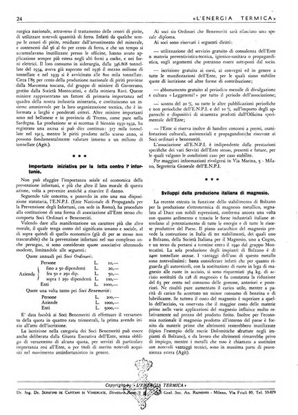 L'energia termica rivista tecnica mensile