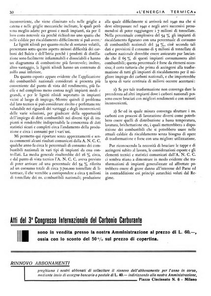 L'energia termica rivista tecnica mensile