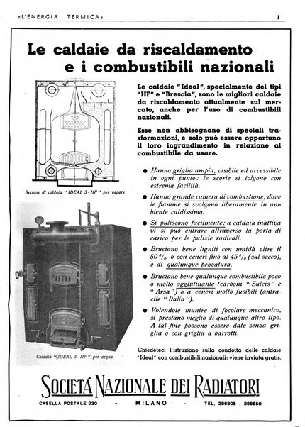 L'energia termica rivista tecnica mensile