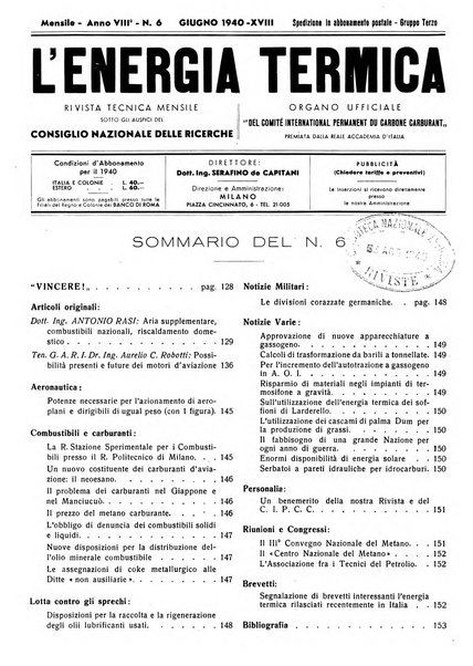 L'energia termica rivista tecnica mensile