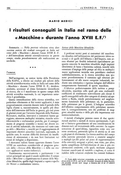 L'energia termica rivista tecnica mensile